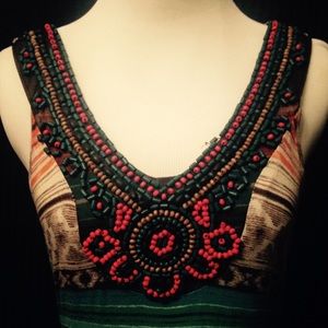 Beaded maxi dress