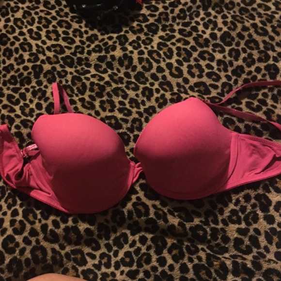 Pink T-Shirt VS bra