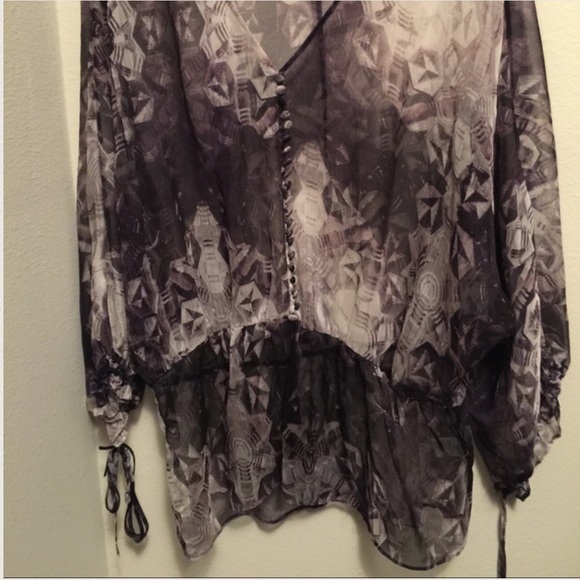 Purple New York & Company Tunic - Picture 3 of 3