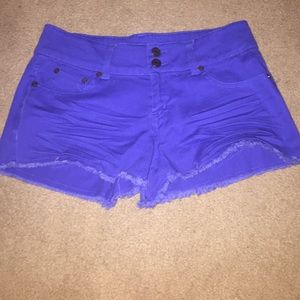 Blue shorts