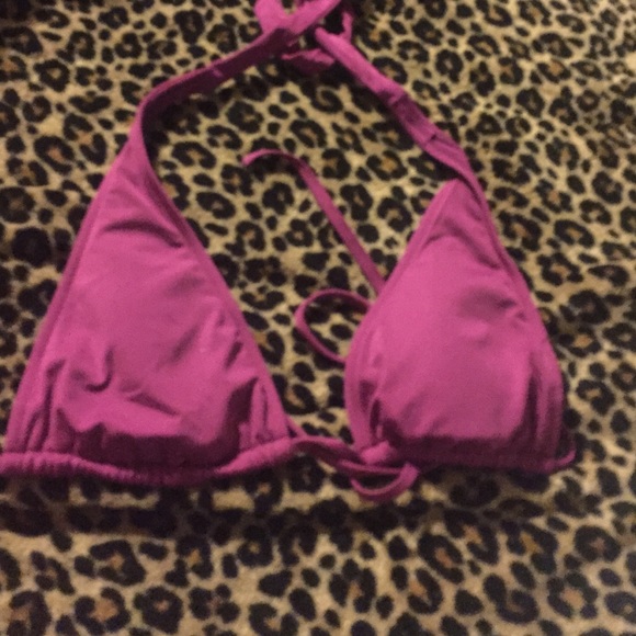 Purple bikini top
