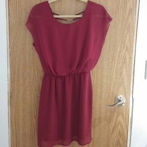 Red Dress with a little Gold