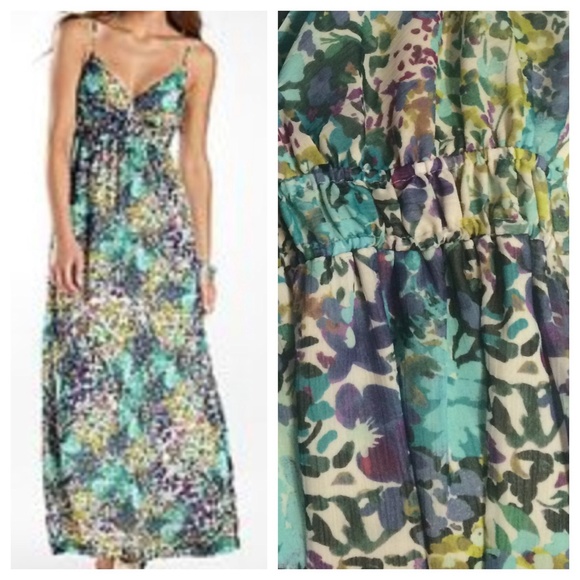 a.n.a Dresses & Skirts - Beautiful chiffon floral maxi dress