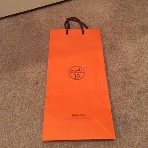 Long Hermes shopping bag