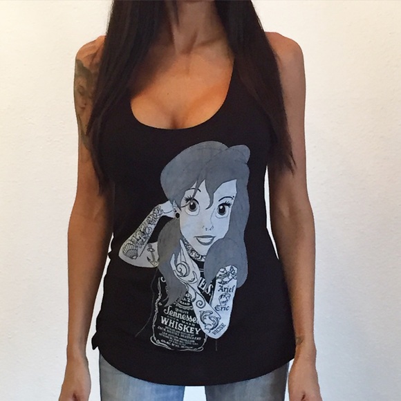 Tops - Punk rock Ariel tank top