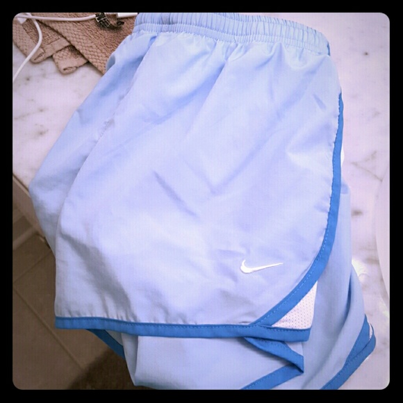Light Blue Nike  Dri-fit Shorts