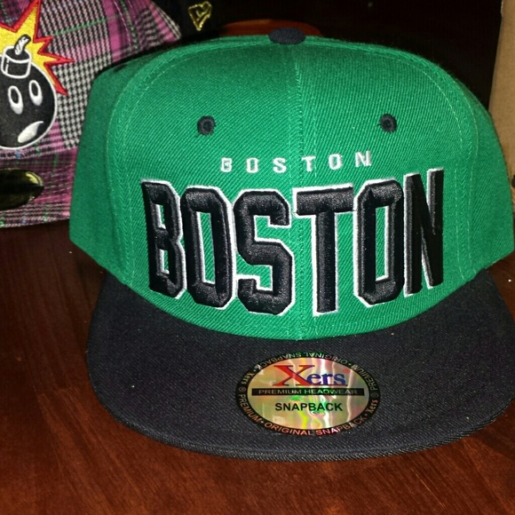 Boston Celtics hat. Snap back
