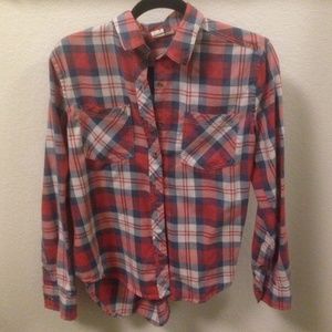 Flannel button up shirt