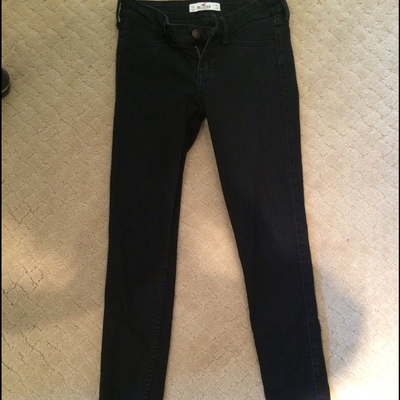 Black Denim Hollister Jeans