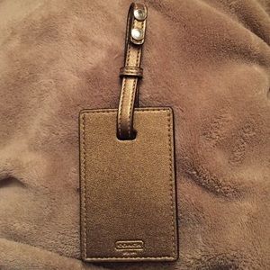 Authentic coach travel luggage tag💗