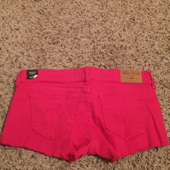 Pink hollister shorts