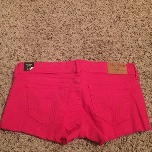 Pink hollister shorts