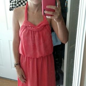 Peach dress