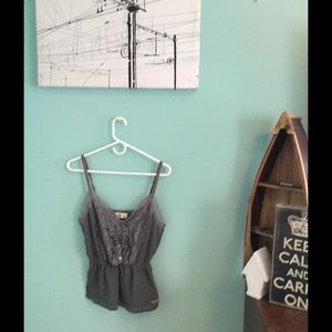 Gray Hollister Tank Top