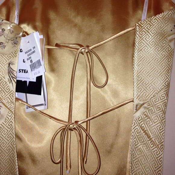 🌟NWT- Asian Satin Halter Costume Dress -open back - Picture 2 of 4