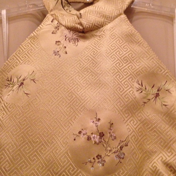 🌟NWT- Asian Satin Halter Costume Dress -open back - Picture 4 of 4