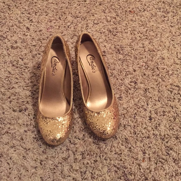 Gold heels