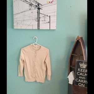 J.Crew Creme Cardigan