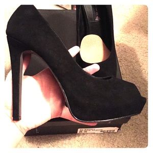 Steven by Steve Madden -  Peep Toe Pumps