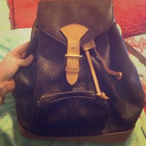 Louis Vuitton monogram canvas backpack