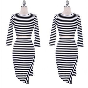 Kylie Jenner Inspired Striped Set