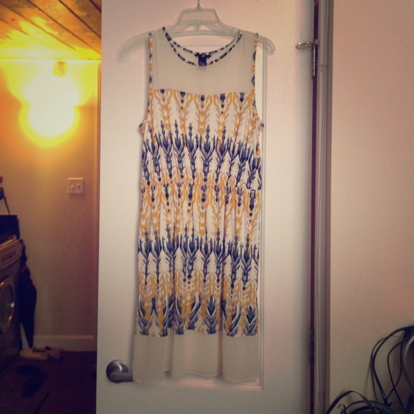 Ikat print dress