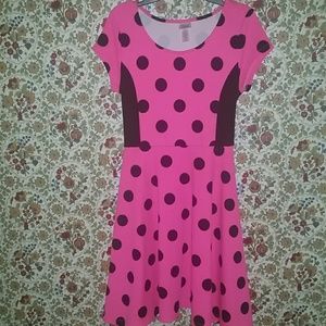 Justice Pink and Black Dress Girl's 16