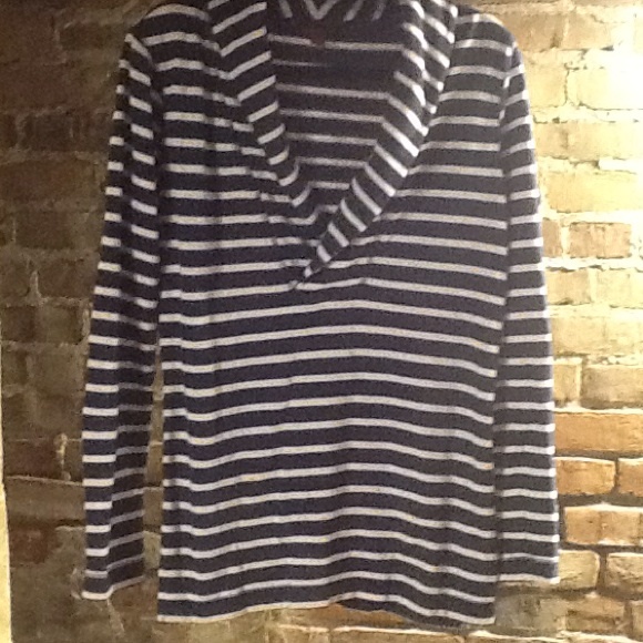 sweatshirt/sweater Navy blue strip M