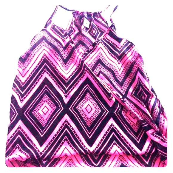 NWOT Boutique black and pink top - Picture 1 of 1