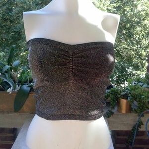 Bebe sparkly tube top.
