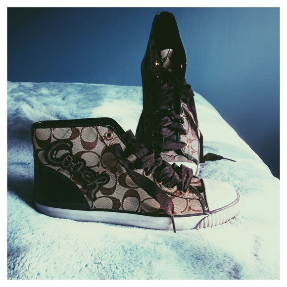 Authentic Coach high tops