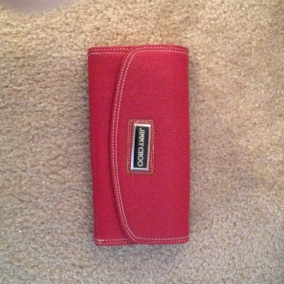 Clearance Jimmy choo red wallet
