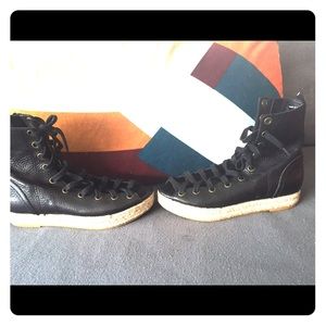 Rebecca Minkoff  Pebbled LeatherLace-Up Sandal!