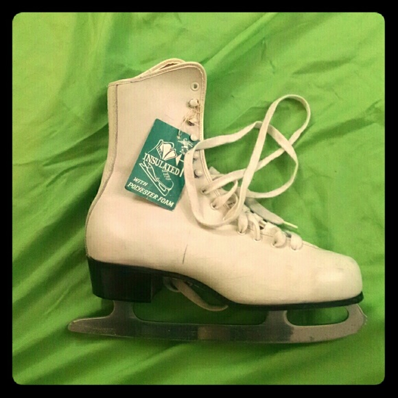White Canadian rocket Ice skates
