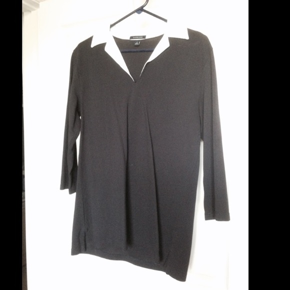 NWOT navy Lands End tunic