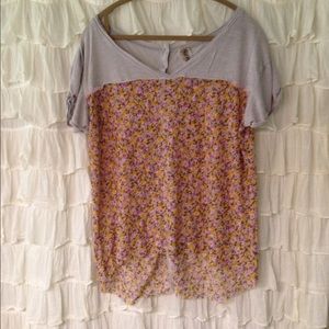 Button-up back Free People Lacey blouse