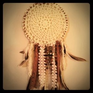 Handmade boho chic dreamcatcher