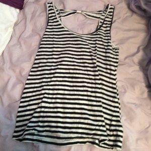 Charlotte Russe black and white tank