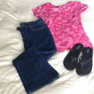 Levi's boot cut 515 dark blue jeans