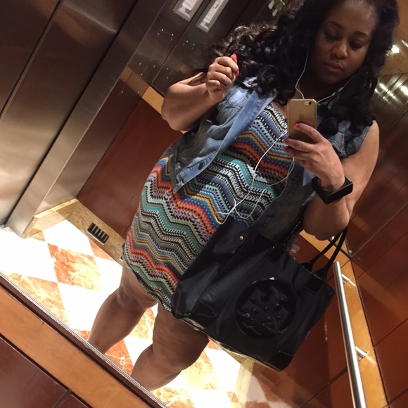 Plus size printed tank dress