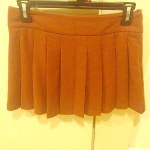 Forever 21 Cinnamon brown ruffled mini skirt