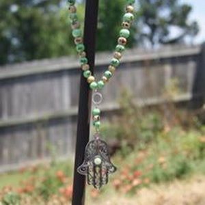 Handmade beaded necklace