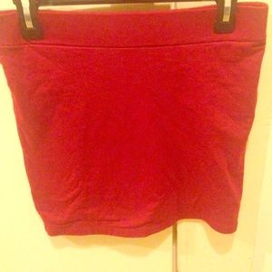 Forever 21 fire red pencil skirt
