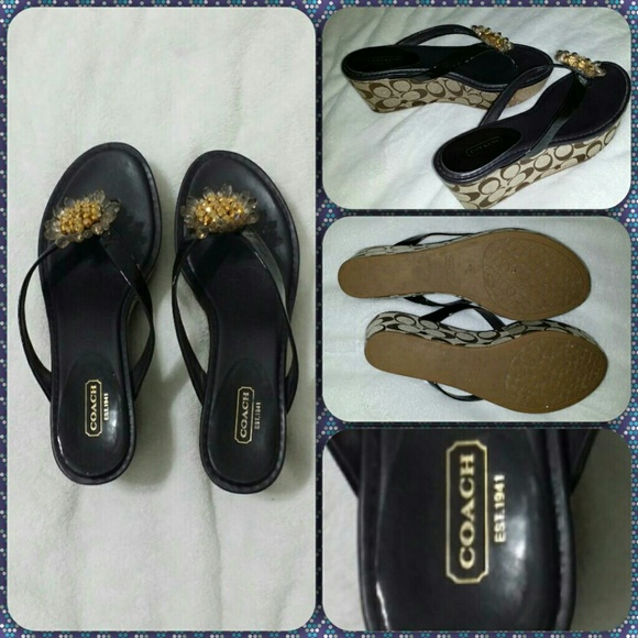 Coach Wedge Sandals