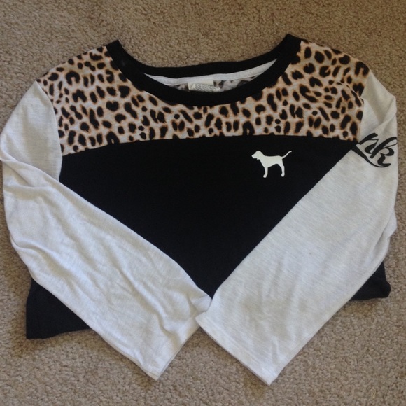 PINK Victoria's Secret Tops - VS pink cheetah shirt💘