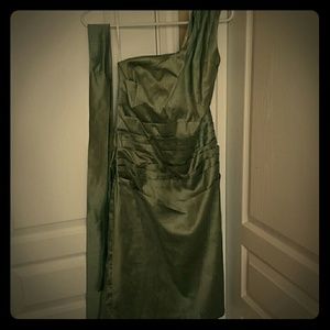 One Shoulder dress with tie