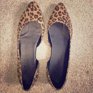 American eagle animal print flats. 20% OFF WITH..