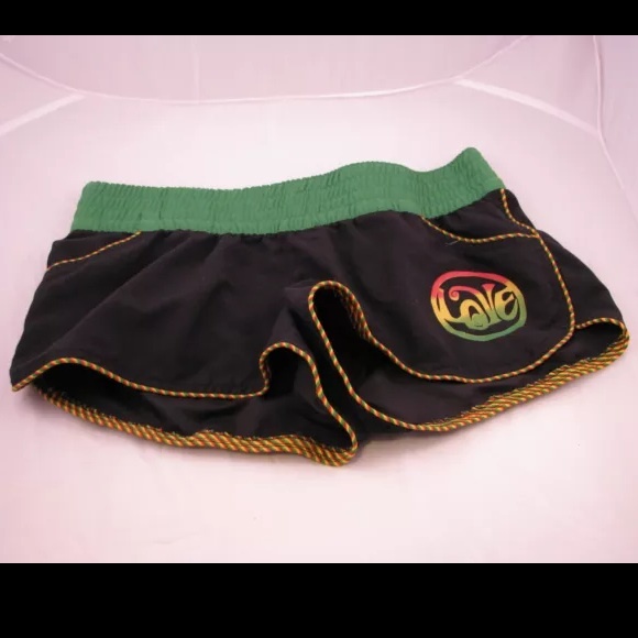 Rasta love shorts. Size medium