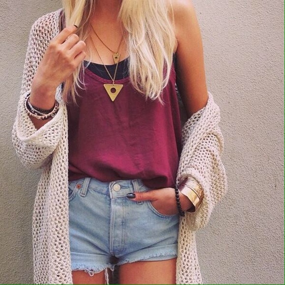Maroon Finn Knit