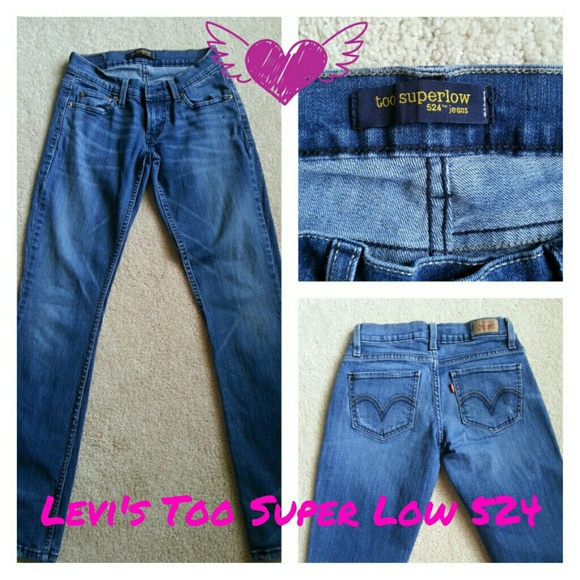 Levi's Jeans 524 size 0M "Too super low"